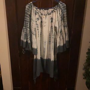 NWT Off the shoulder tie die dress
